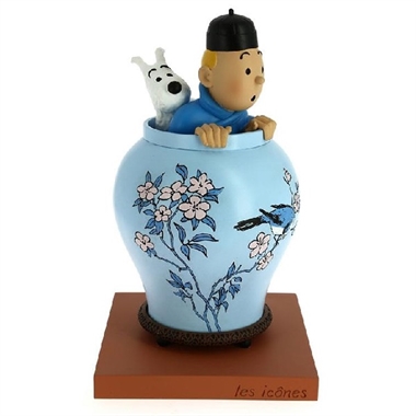 Moulinsart - Tintin kigger op af vase